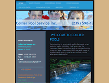 Tablet Screenshot of collierpoolservice.com